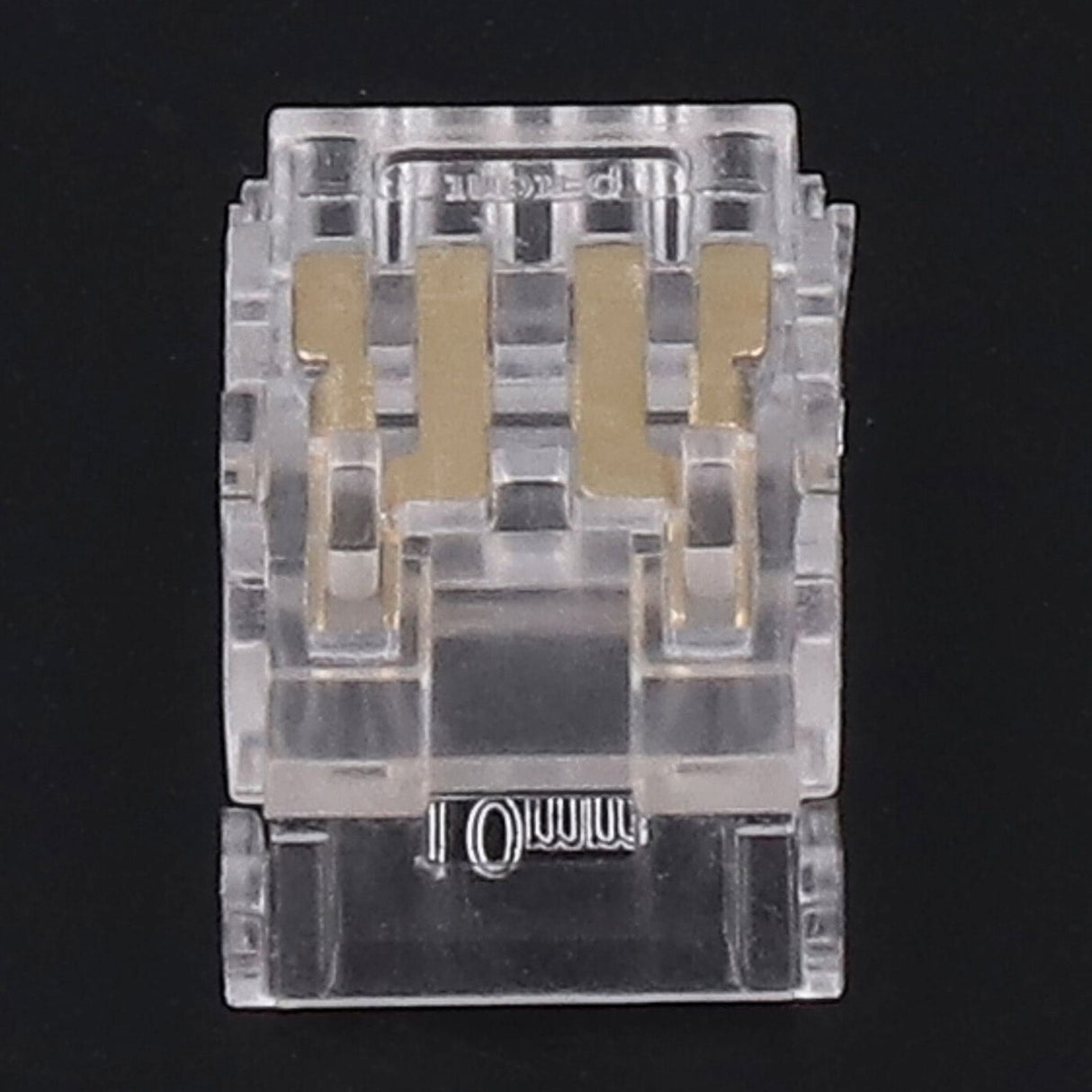 10Pcs COB LED Strip to Wire Connector 4Pin 10mm Transparent Solderless LED Adapter Connectors for Home School Office