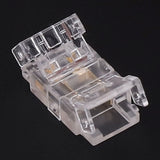 10Pcs COB LED Strip to Wire Connector 2Pin 8mm Transparent Solderless LED Strip Connector for Home Office School