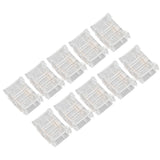 10 Pcs 3Pin 10mm COB LED Strip Connectors Strip to Strip Quick Connection Gapless Solderless LED Connectors for Strip Lights