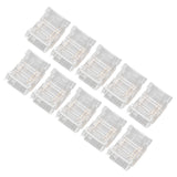 10 Pcs 3Pin 10mm COB LED Strip Connectors Strip to Strip Quick Connection Gapless Solderless LED Connectors for Strip Lights
