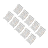 10 Pcs 3Pin 10mm COB LED Strip Connectors Strip to Strip Quick Connection Gapless Solderless LED Connectors for Strip Lights