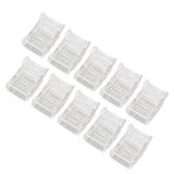 10 Pcs 3Pin 10mm COB LED Strip Connectors Strip to Strip Quick Connection Gapless Solderless LED Connectors for Strip Lights
