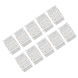 10 Pcs 3Pin 10mm COB LED Strip Connectors Strip to Strip Quick Connection Gapless Solderless LED Connectors for Strip Lights