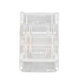 10 Pcs 3Pin 10mm COB LED Strip Connectors Strip to Strip Quick Connection Gapless Solderless LED Connectors for Strip Lights