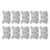 10 Pcs 2Pin 10mm LED Strip Connectors Strip to Strip Quick Connect Solderless LED Strip Lights Connectors