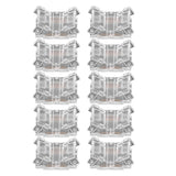 10 Pcs 2Pin 10mm LED Strip Connectors Strip to Strip Quick Connect Solderless LED Strip Lights Connectors
