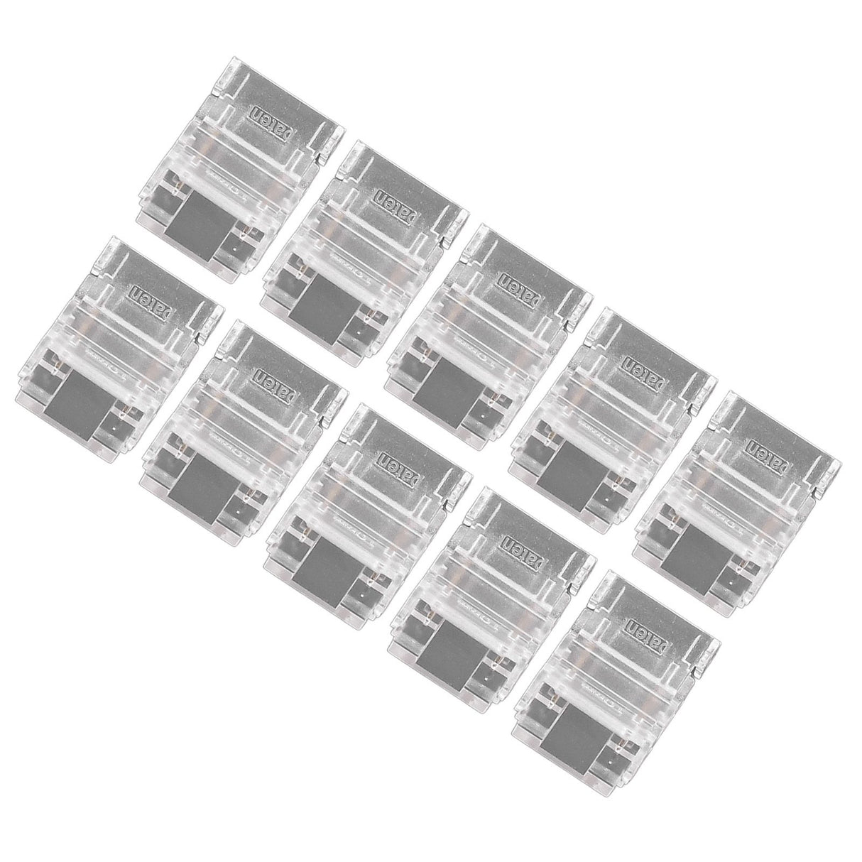 10 Pcs 2Pin 10mm LED Strip Connectors Strip to Strip Quick Connect Solderless LED Strip Lights Connectors