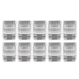 10 Pcs 2Pin 10mm LED Strip Connectors Strip to Strip Quick Connect Solderless LED Strip Lights Connectors