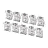 10 Pcs 2Pin 10mm LED Strip Connectors Strip to Strip Quick Connect Solderless LED Strip Lights Connectors