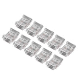10 Pcs 2Pin 10mm LED Strip Connectors Strip to Strip Quick Connect Solderless LED Strip Lights Connectors