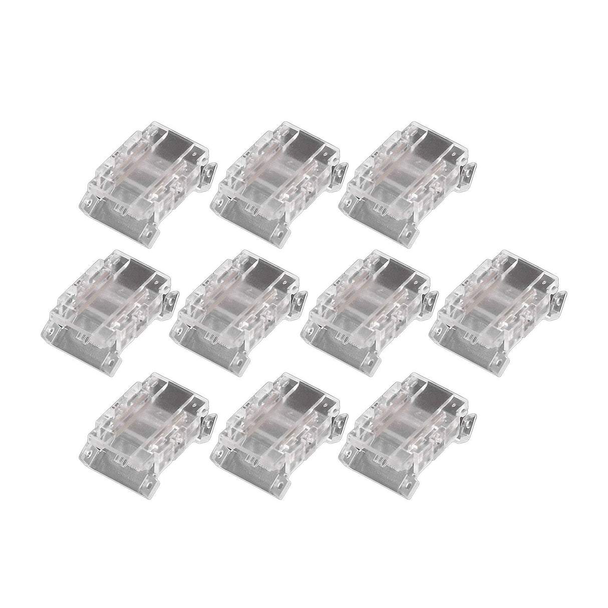 10 Pcs 2Pin 10mm LED Strip Connectors Strip to Strip Quick Connect Solderless LED Strip Lights Connectors