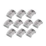 10 Pcs 2Pin 10mm LED Strip Connectors Strip to Strip Quick Connect Solderless LED Strip Lights Connectors
