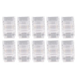 10 Pcs LED Light Strip Connectors 2Pin 8mm Strip to Strip Solderless COB LED Light Strip Connectors