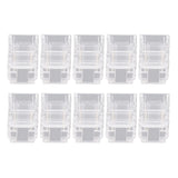 10 Pcs LED Light Strip Connectors 2Pin 8mm Strip to Strip Solderless COB LED Light Strip Connectors - Close-Up Angle