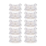10 Pcs LED Light Strip Connectors 2Pin 8mm Strip to Strip Solderless COB LED Light Strip Connectors - Extra Image