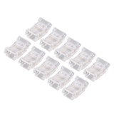 10 Pcs LED Light Strip Connectors 2Pin 8mm Strip to Strip Solderless COB LED Light Strip Connectors