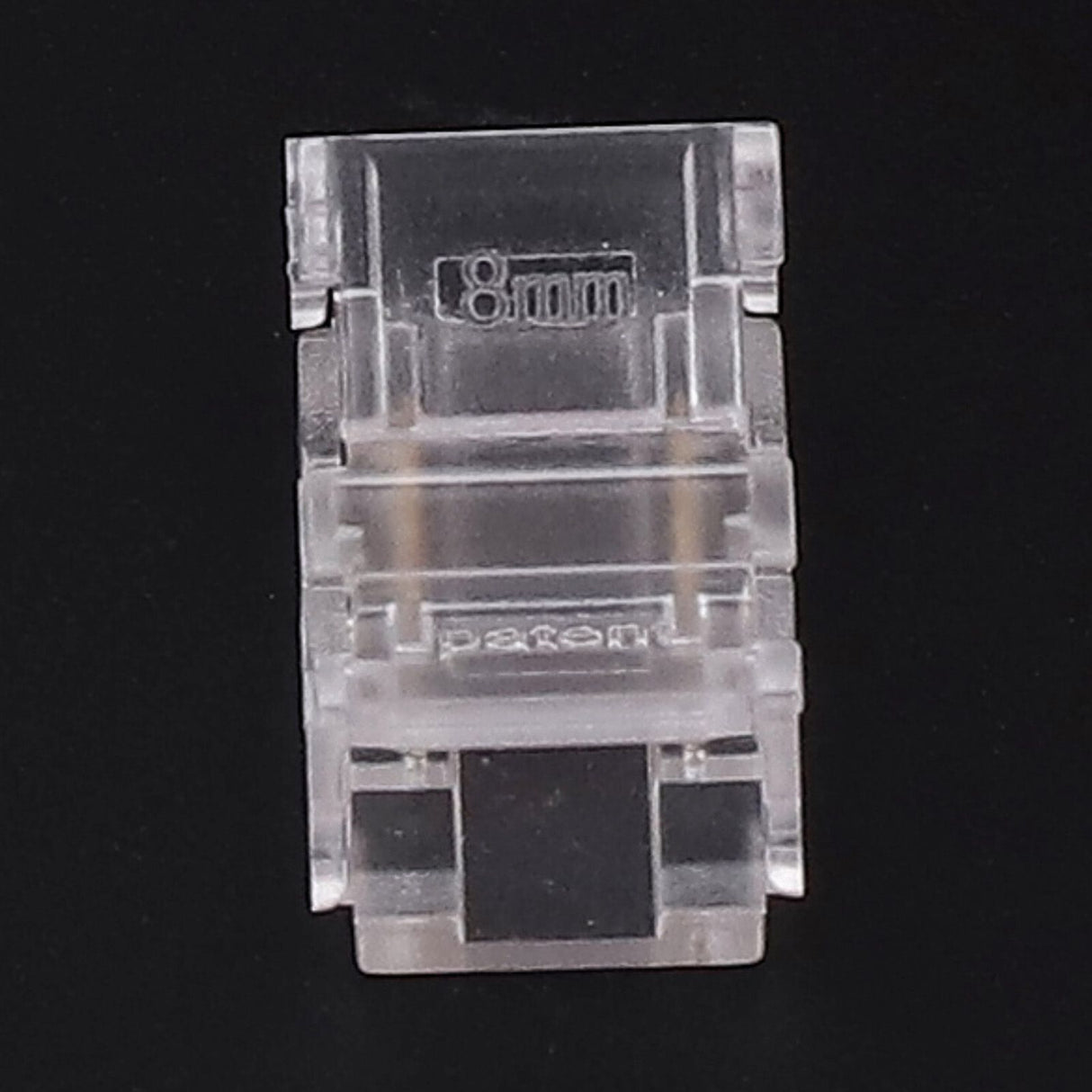 10 Pcs LED Light Strip Connectors 2Pin 8mm Strip to Strip Solderless COB LED Light Strip Connectors