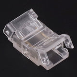 10 Pcs LED Light Strip Connectors 2Pin 8mm Strip to Strip Solderless COB LED Light Strip Connectors