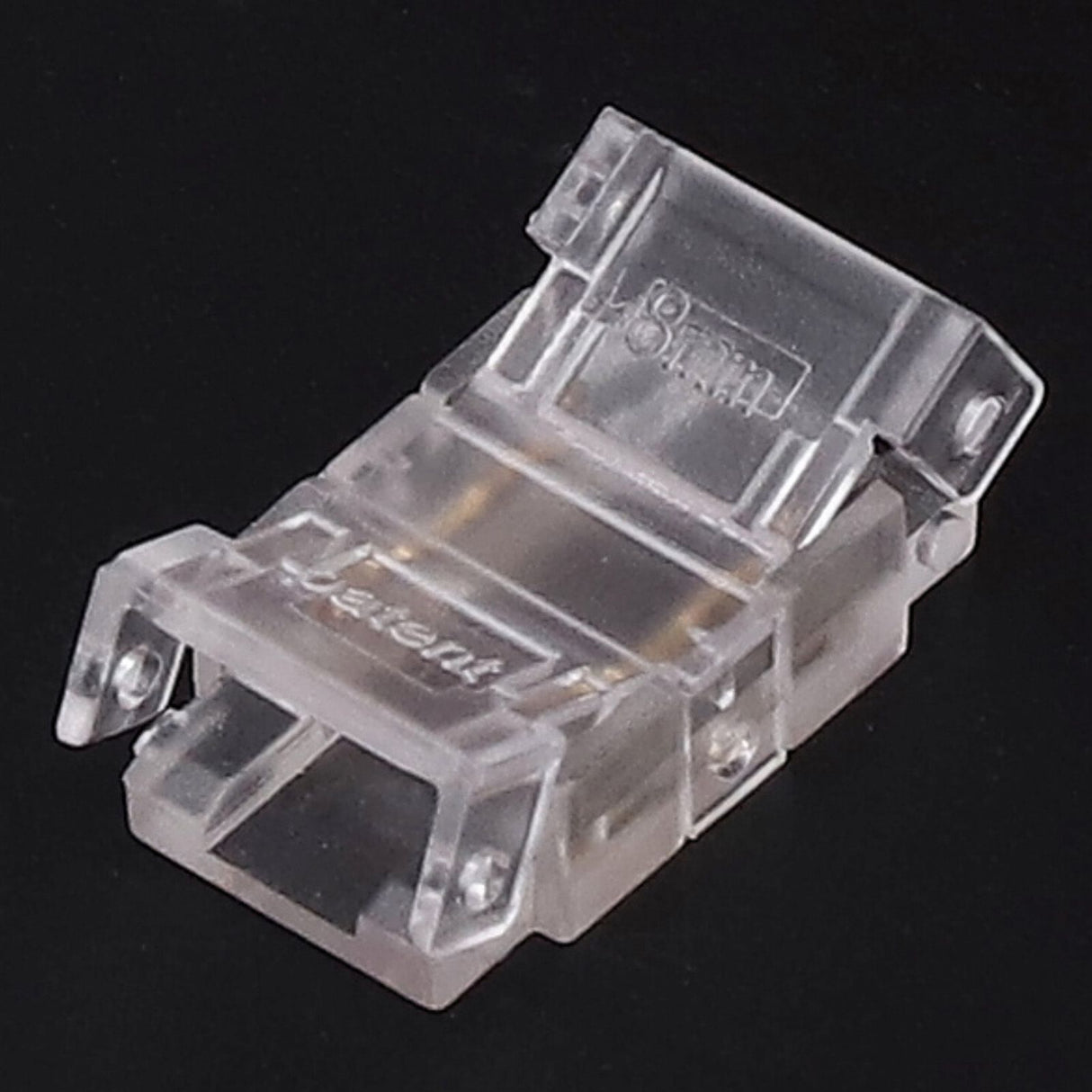 10 Pcs LED Light Strip Connectors 2Pin 8mm Strip to Strip Solderless COB LED Light Strip Connectors