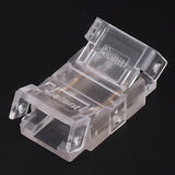 10 Pcs LED Light Strip Connectors 2Pin 8mm Strip to Strip Solderless COB LED Light Strip Connectors