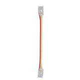 10Pcs LED Light Strip Connectors 3Pin 8mm Safe PC Strong Compatibility COB LED Strip Connectors for Home Party Office - Extra Image