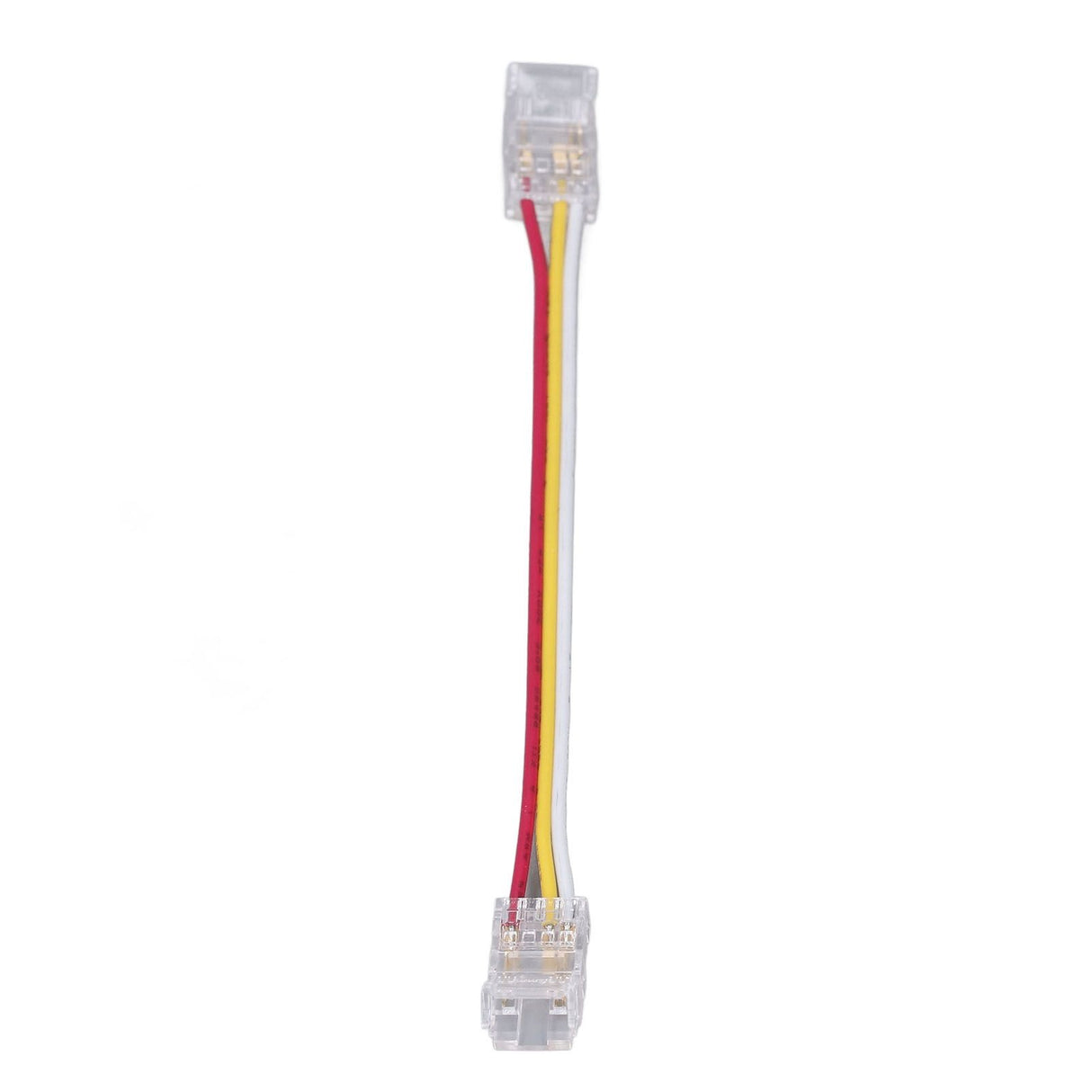10Pcs LED Light Strip Connectors 3Pin 8mm Safe PC Strong Compatibility COB LED Strip Connectors for Home Party Office