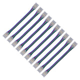 10pcs LED Strip Light Connector Kit 4Pin 10mm Quick Connection Strong Compatibility LED Strip Accessories