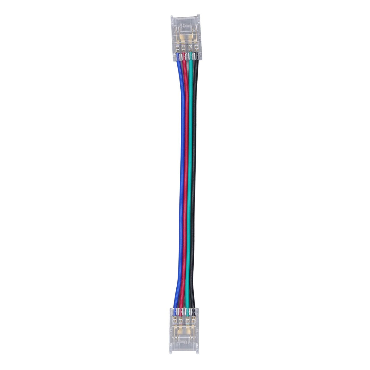 10pcs LED Strip Light Connector Kit 4Pin 10mm Quick Connection Strong Compatibility LED Strip Accessories