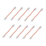 10pcs LED Strip Light Connector Kit 3Pin 10mm Quick Connection Strong Compatibility COB Light Strip Connector for Warehouse