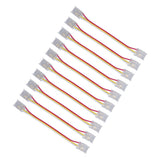 10pcs LED Strip Light Connector Kit 3Pin 10mm Quick Connection Strong Compatibility COB Light Strip Connector for Warehouse