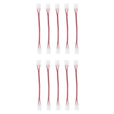 10 Pcs COB Strip Light Connector 2Pin PC Material 10mm Width Double Headed Strip to Strip Extension Connector - Extra Image