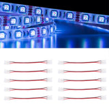 10 Pcs COB Strip Light Connector 2Pin PC Material 10mm Width Double Headed Strip to Strip Extension Connector - Extra Image