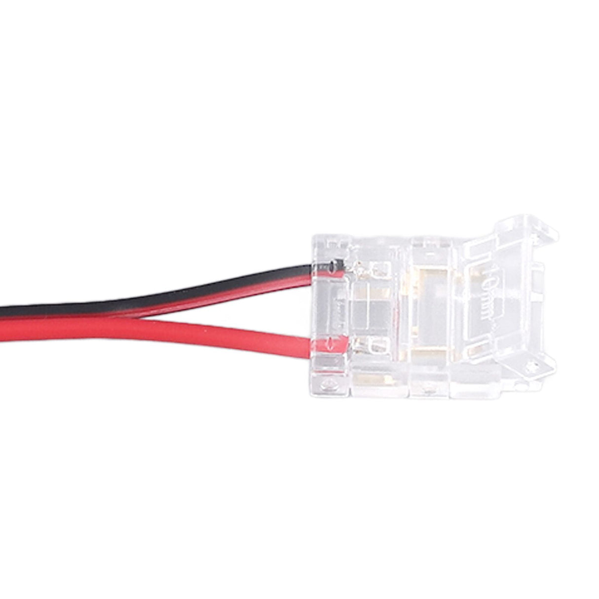 10 Pcs COB Strip Light Connector 2Pin PC Material 10mm Width Double Headed Strip to Strip Extension Connector