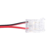 10 Pcs COB Strip Light Connector 2Pin PC Material 10mm Width Double Headed Strip to Strip Extension Connector