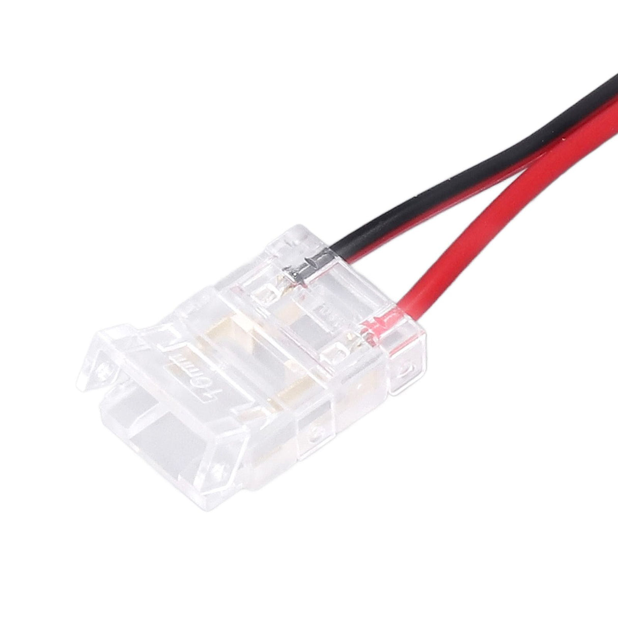 10 Pcs COB Strip Light Connector 2Pin PC Material 10mm Width Double Headed Strip to Strip Extension Connector