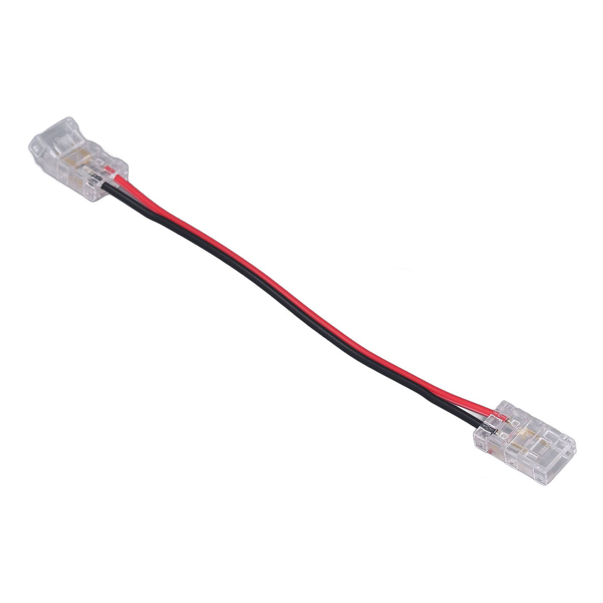 10pcs COB Strip Light Connector Professional Double Head 8mm 2 Pin Light Strip Connectors for Home Office School