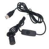 5V Mini Spot Lights Bright USB Dimmable LED Spotlight with 6.6ft Cable for Showcase Jewelry Cabinet Porch Natural Light 4000K - Top-Down View