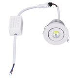 LED Recessed Light Mini Adjustable Angle Aluminium Recessed Ceiling Light White 85‑265V Cold White 6000K - Rear View