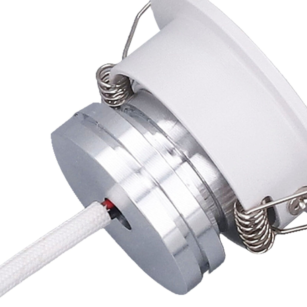 LED Recessed Light Mini Adjustable Angle Aluminium Recessed Ceiling Light White 85‑265V Cold White 6000K