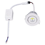 LED Recessed Light Mini Adjustable Angle Aluminium Recessed Ceiling Light White 85‑265V Warm White 3000K, image 6