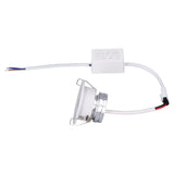 LED Recessed Light Mini Adjustable Angle Aluminium Recessed Ceiling Light White 85‑265V Warm White 3000K - Close-Up Angle