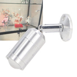Display Cabinet Spotlight Adjustable Angle Mini LED Showcase Light for Jewelry Cabinets Shelves Silver AC 220V Normal White Light 6000K - Extra Image