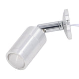 Display Cabinet Spotlight Adjustable Angle Mini LED Showcase Light for Jewelry Cabinets Shelves Silver AC 220V Warm White Light 3000K