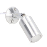 Display Cabinet Spotlight Adjustable Angle Mini LED Showcase Light for Jewelry Cabinets Shelves Silver AC 220V Warm White Light 3000K