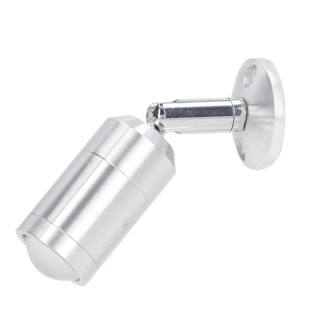 Display Cabinet Spotlight Adjustable Angle Mini LED Showcase Light for Jewelry Cabinets Shelves Silver AC 220V Warm White Light 3000K