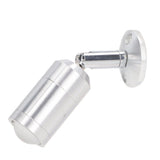 Display Cabinet Spotlight Adjustable Angle Mini LED Showcase Light for Jewelry Cabinets Shelves Silver AC 220V Warm White Light 3000K