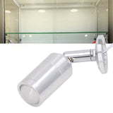 Display Cabinet Spotlight Adjustable Angle Mini LED Showcase Light for Jewelry Cabinets Shelves Silver AC 220V Warm White Light 3000K