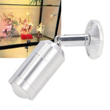 Display Cabinet Spotlight Adjustable Angle Mini LED Showcase Light for Jewelry Cabinets Shelves Silver AC 220V Warm White Light 3000K - Extra Image
