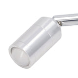 Display Cabinet Spotlight Adjustable Angle Mini LED Showcase Light for Jewelry Cabinets Shelves Silver AC 220V Warm White Light 3000K