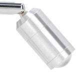 Display Cabinet Spotlight Adjustable Angle Mini LED Showcase Light for Jewelry Cabinets Shelves Silver AC 220V Natural Light 4000K - Extra Image